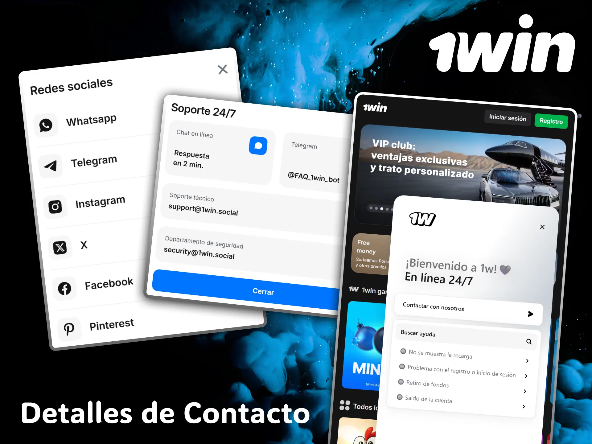 Communicate quickly through 1win's official channels and contact details.