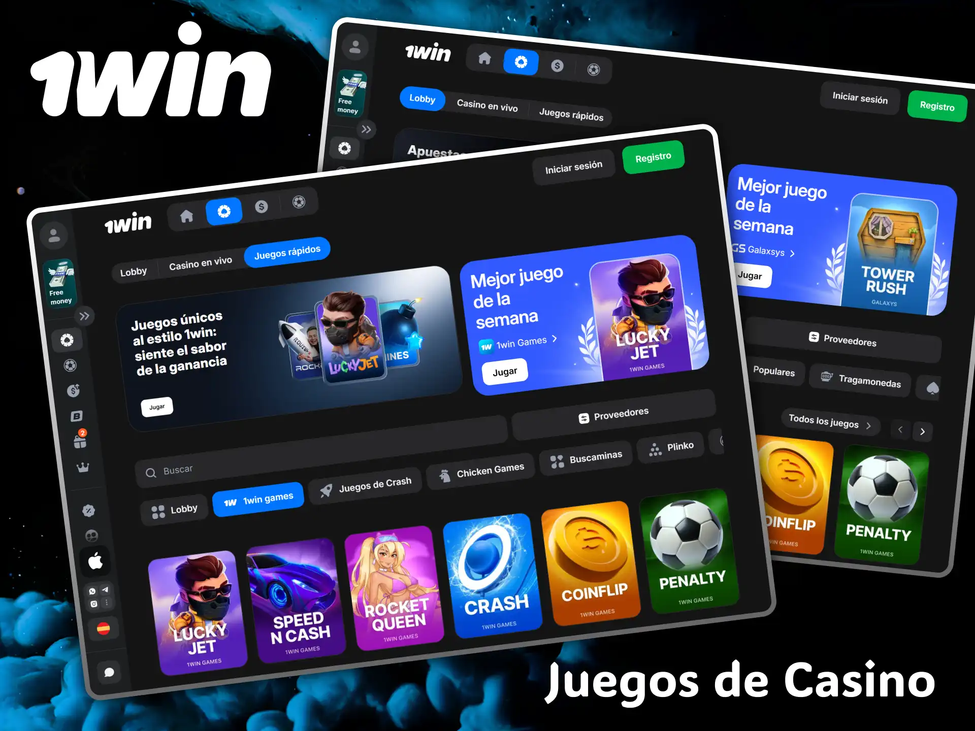 Enjoy the best variety of fast and dynamic casino games at 1win.