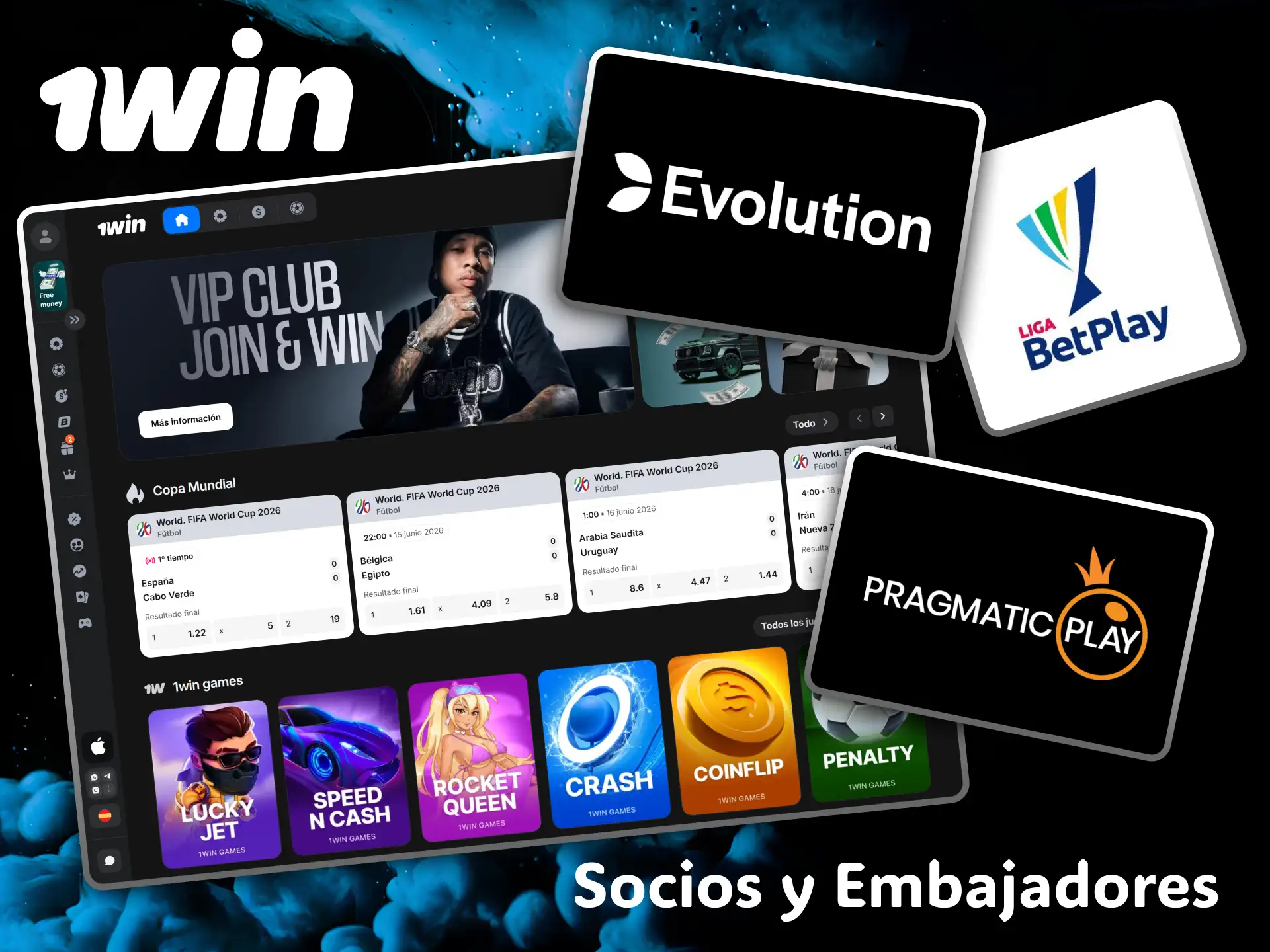 Discover the prestigious business partners and renowned global ambassadors who trust 1win.