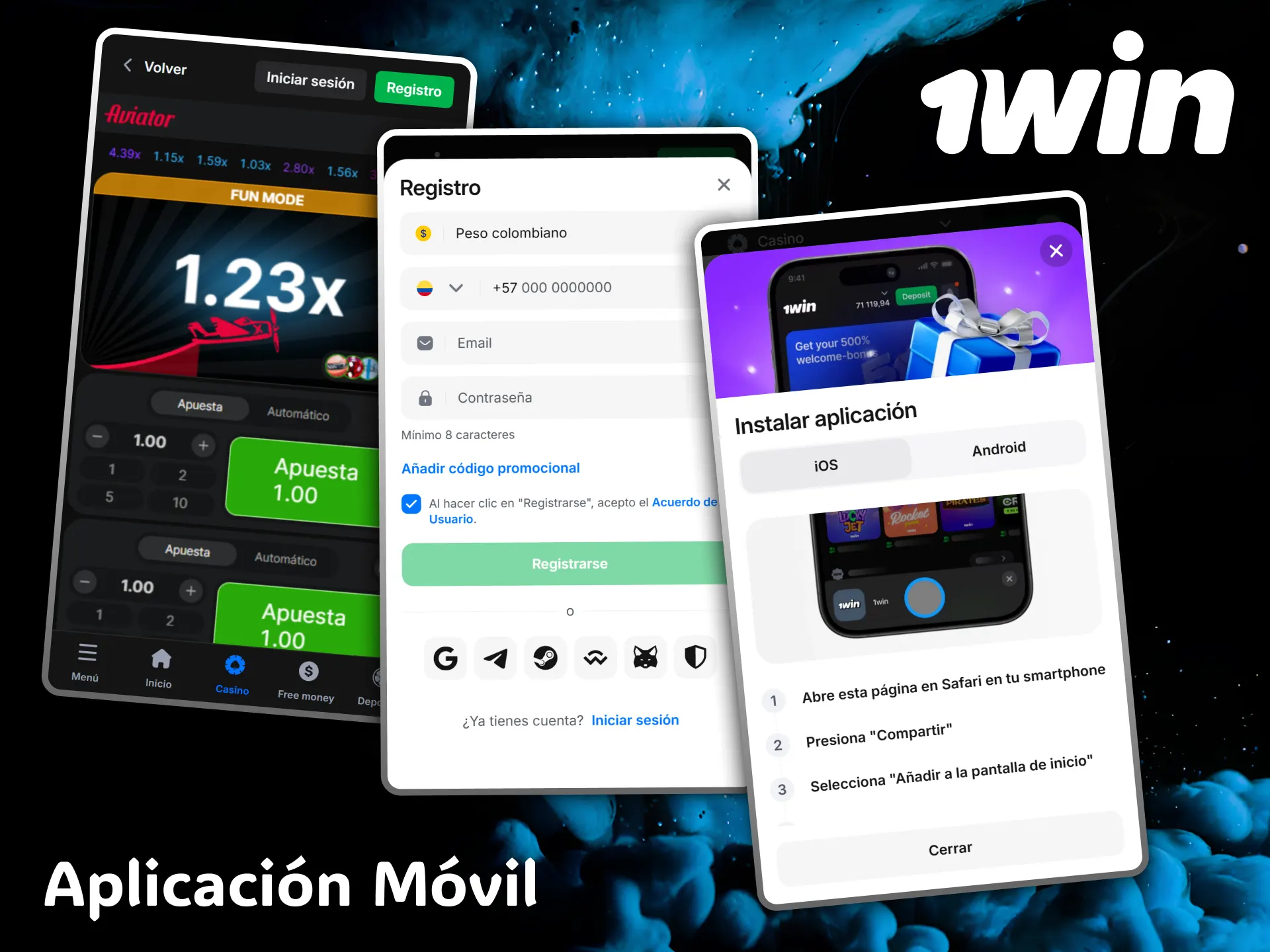 Download the excellent 1win mobile app to enjoy Aviator wherever you are.