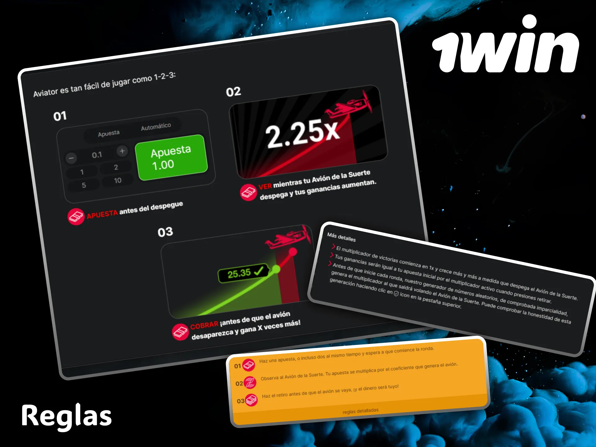 Learn Aviator's simple rules to win spectacular prizes at 1win casino.