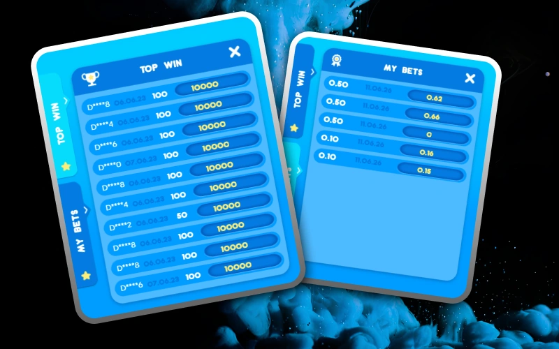 Check your stats and share them with the Balloon community via the 1win chat.