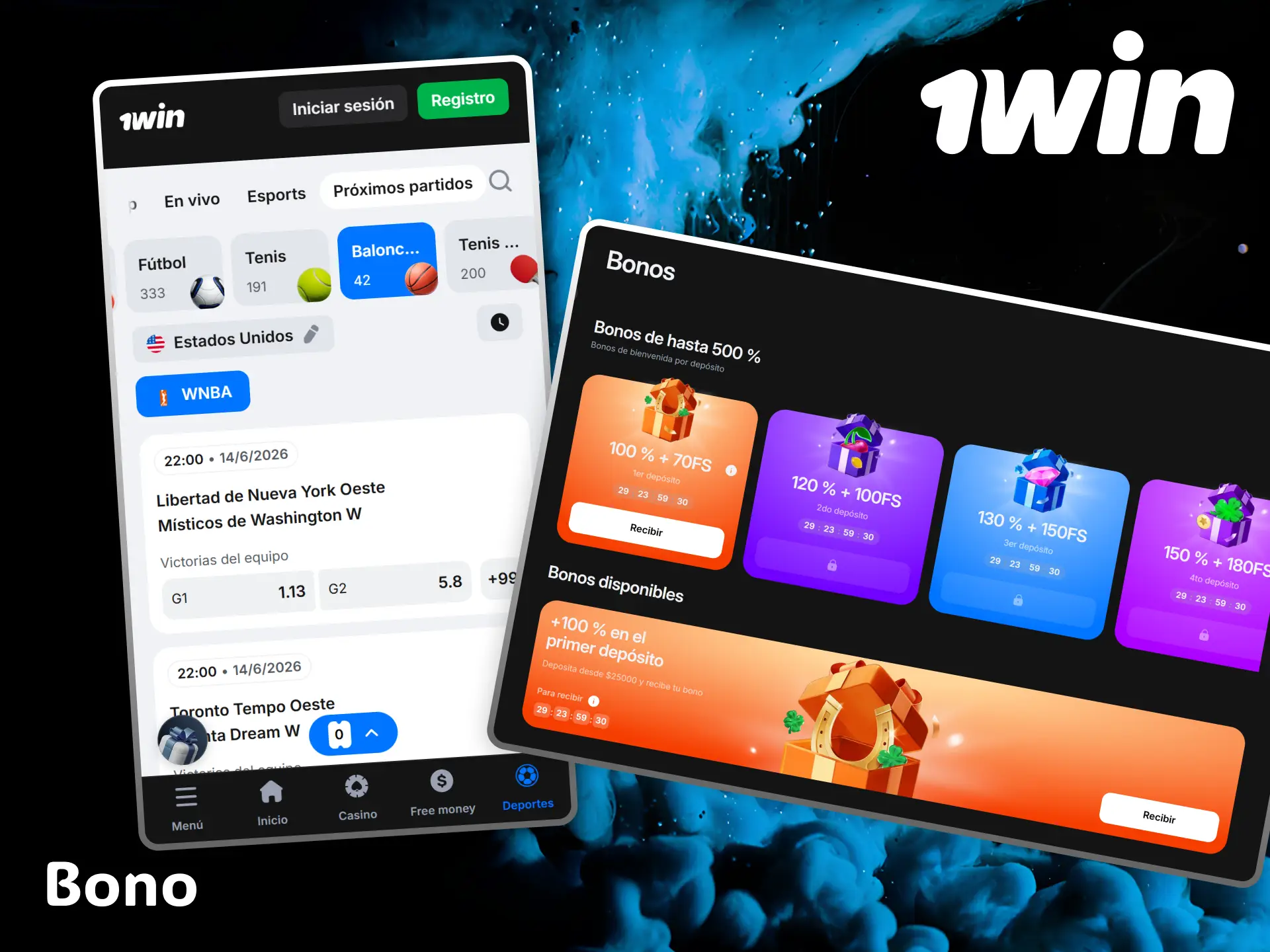 Claim a generous welcome bonus to multiply your basketball bets at 1win.
