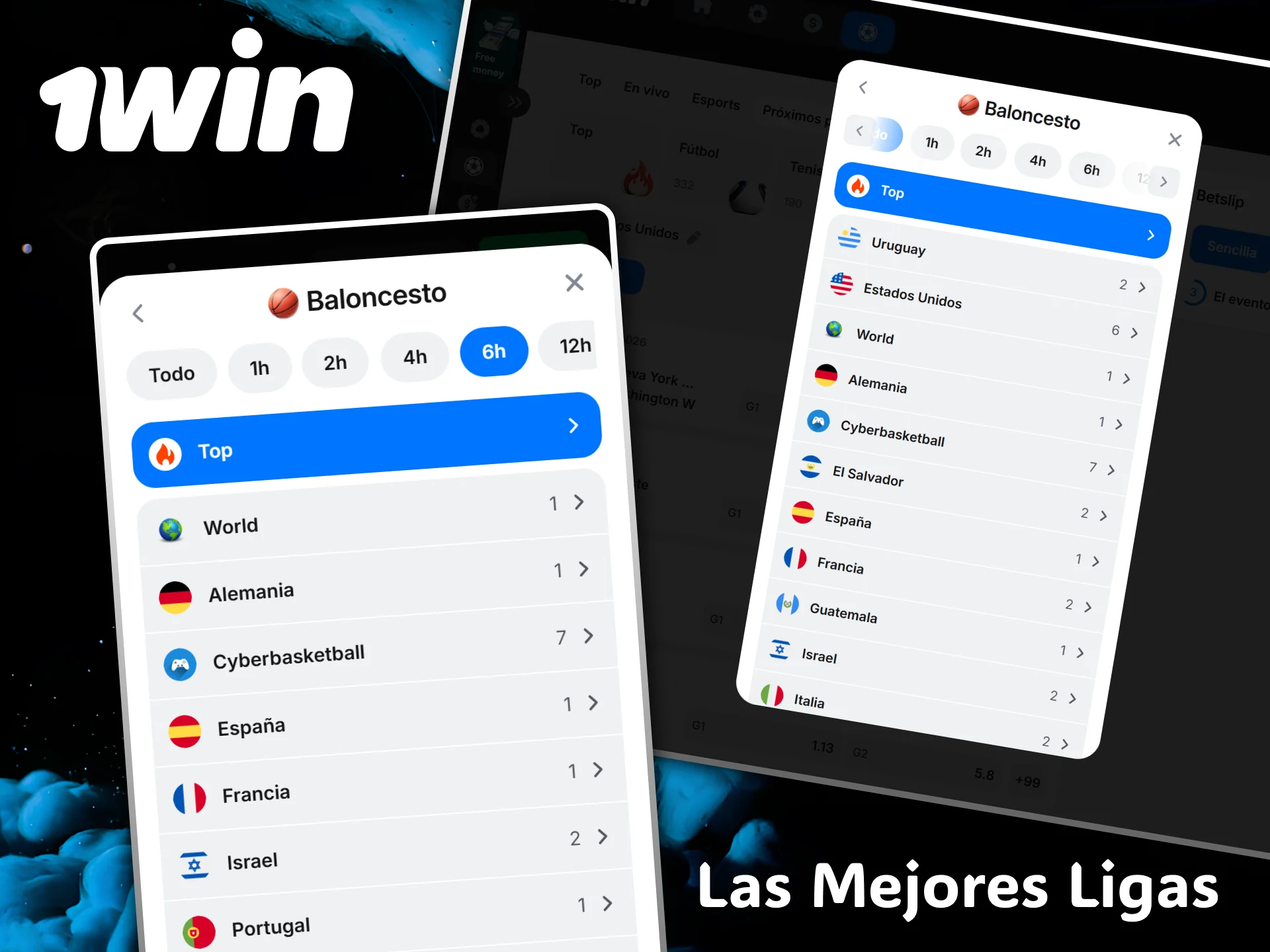 Find the best leagues in the world to successfully bet on basketball at 1win.