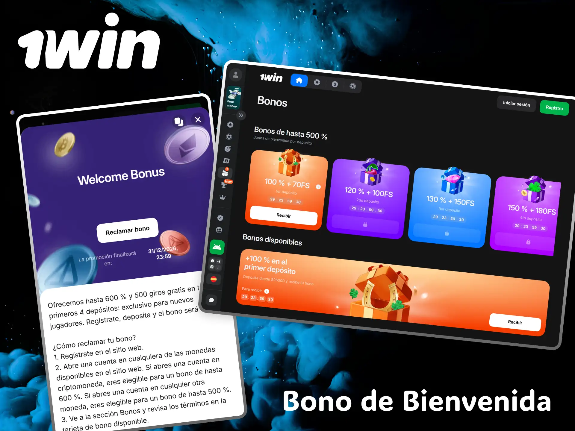 The generous 1win casino offers a magnificent welcome bonus for newly registered users.