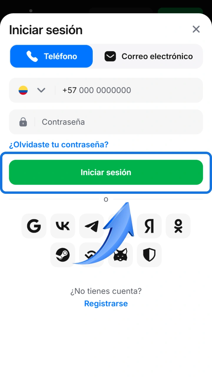 Log in easily to access your user panel on 1win.