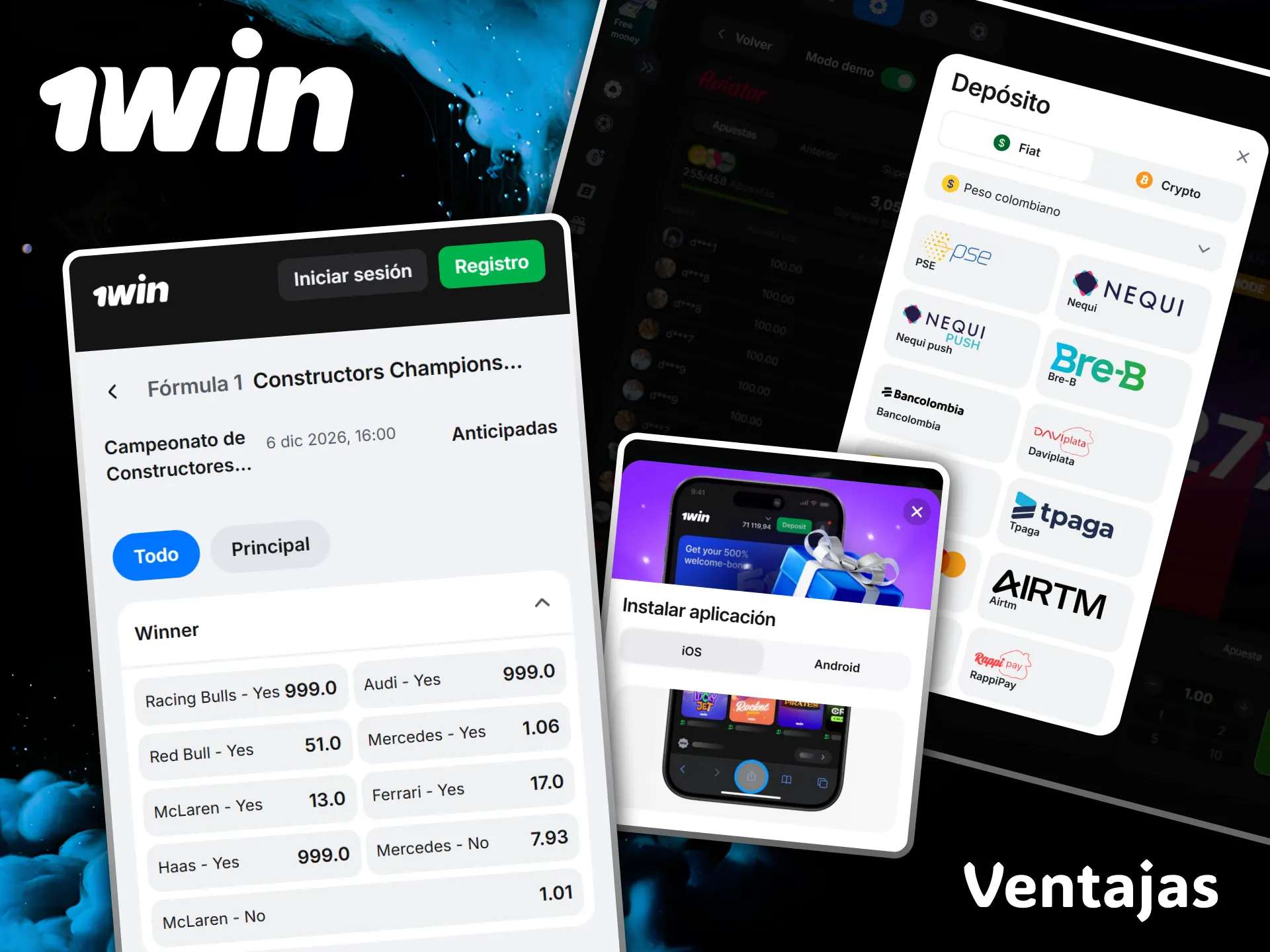 Discover the incredible advantages of betting on Formula 1 races with 1win.