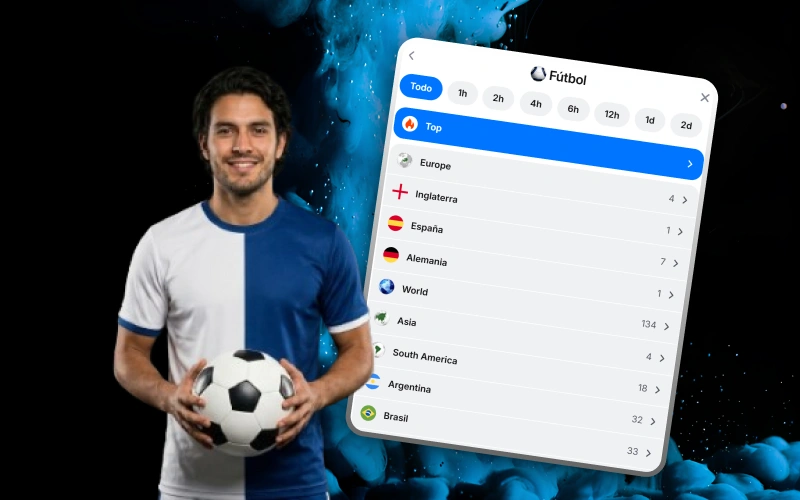 Bet on the world's top football leagues with the powerful 1win app.