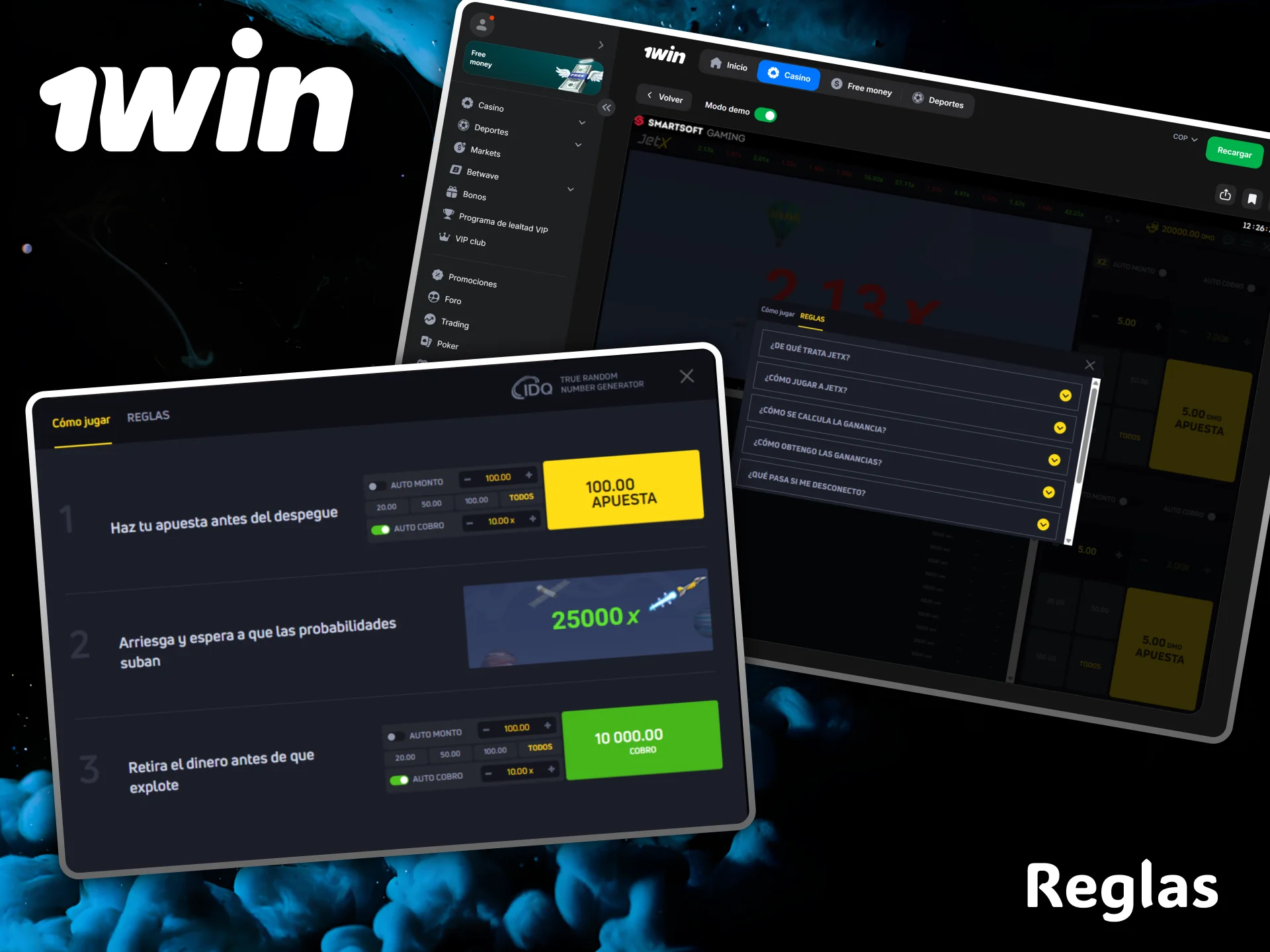 Learn the simple rules of the JetX game to maximize your winnings at 1win casino.