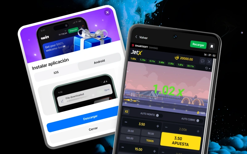 Enjoy the JetX game on any device thanks to 1win casino's multi-platform access.
