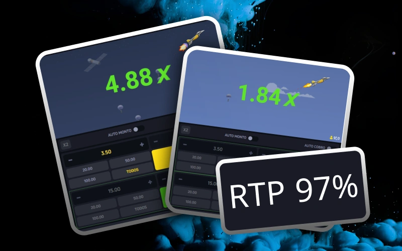 The exciting JetX game at 1win casino stands out for its excellent certified RTP of 97%.