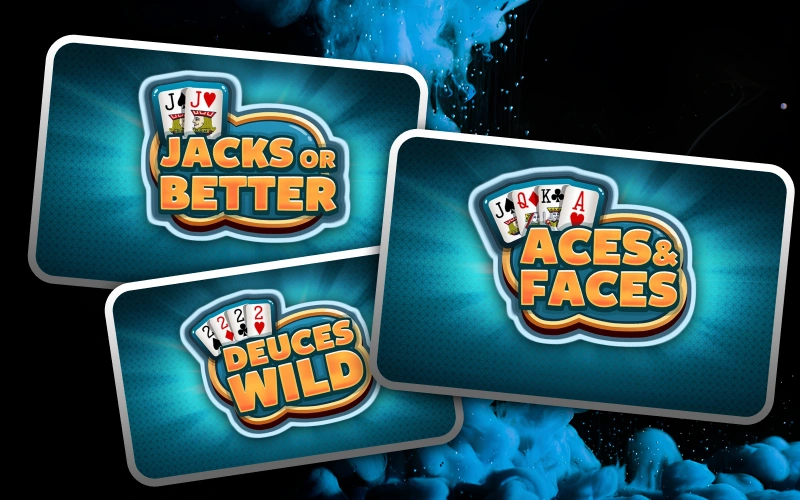 Prove your strategy by playing modern video poker games at 1win casino.