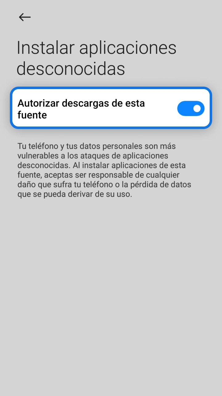 Enables installations from this source to enjoy the official Lucky Jet app on 1win.
