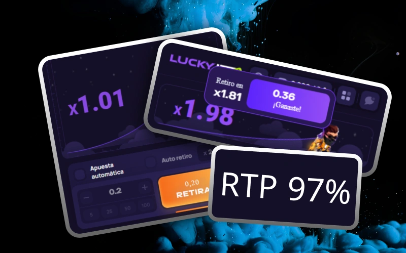 The popular Lucky Jet game at 1win casino stands out for its verified RTP of 97%.