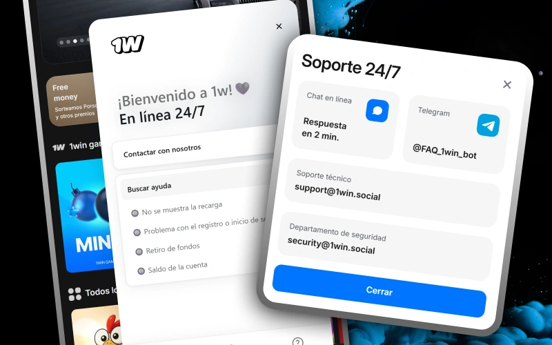 1win Mines' attentive live chat service answers your questions instantly.