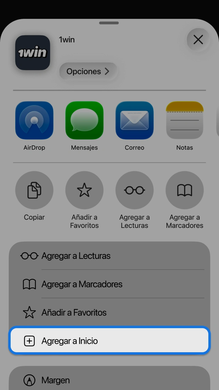 Select the Add to Startup option to conveniently install access to 1win Mines.