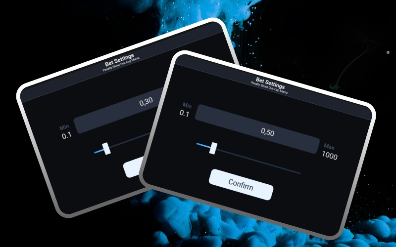 Start with small bets in Penalty Shoot-out to design a winning strategy at 1win casino.