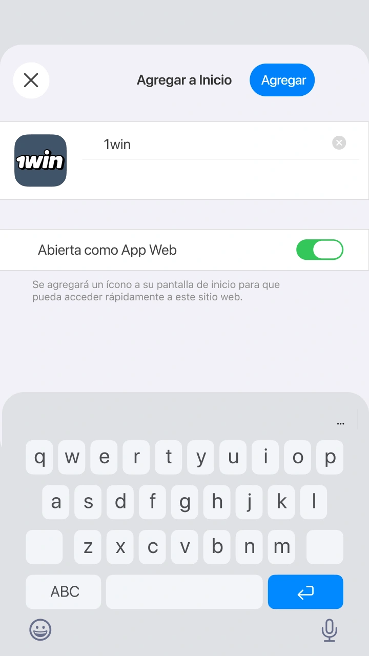 Confirm the installation of the web app on 1win so you don't miss any rounds of Penalty Shoot-out.