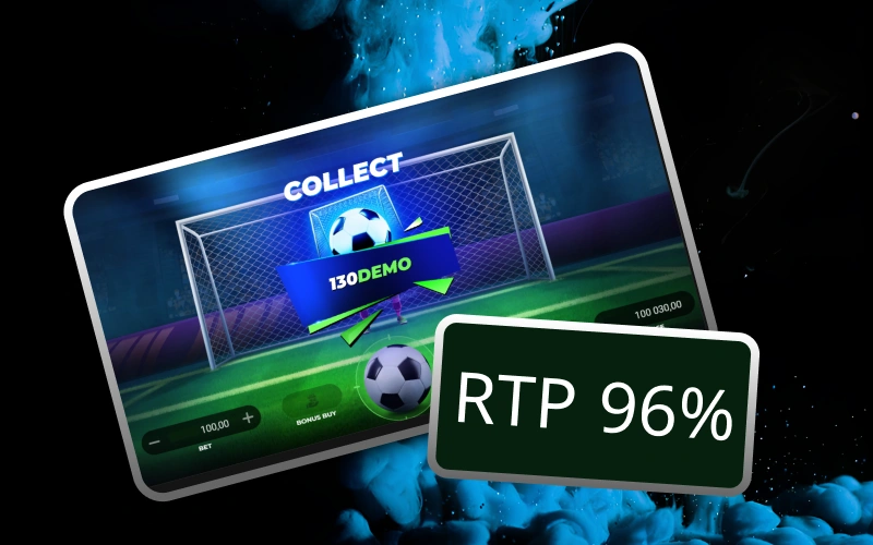 The fast-paced game Penalty Shoot-out at 1win casino stands out for its profitable RTP of 96%.