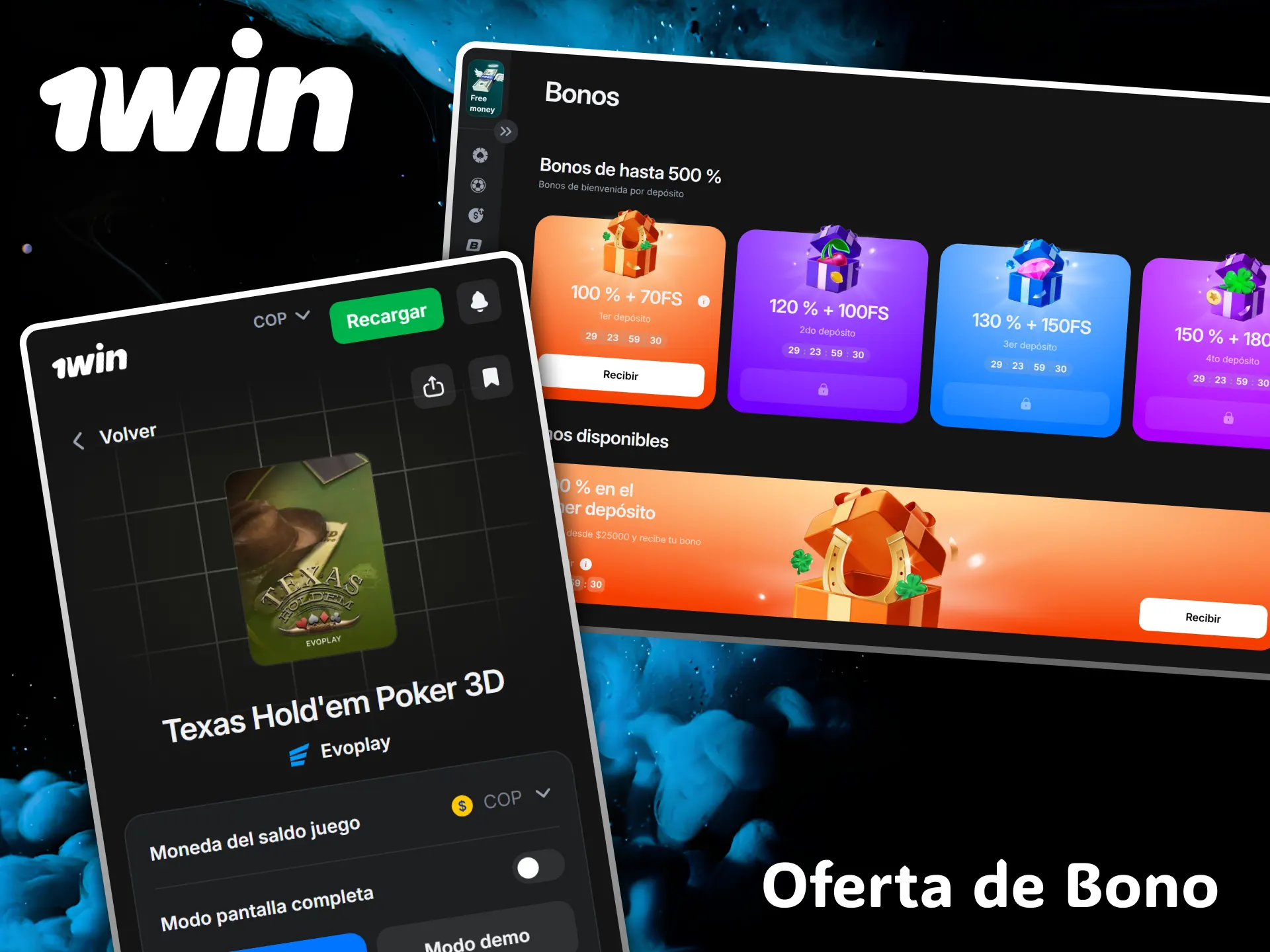Take advantage of the generous bonus offer at 1win casino to boost your Poker games.