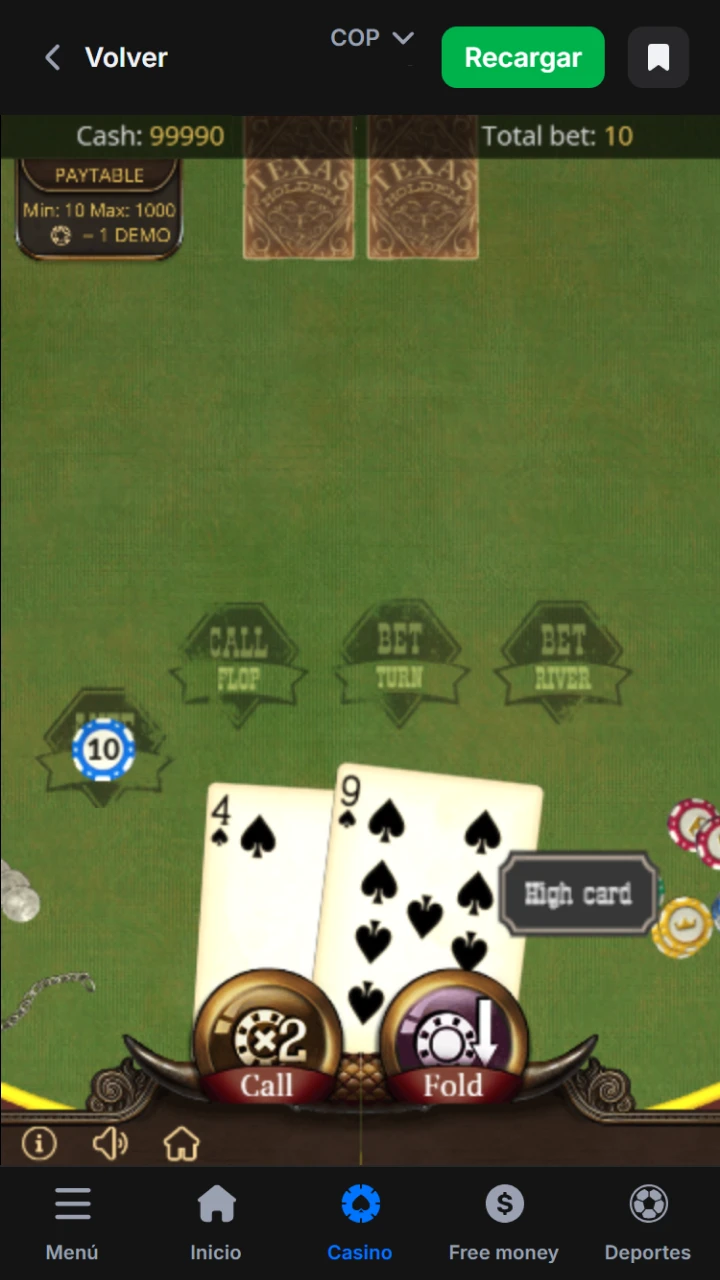 Play your first hand of Poker and win big prizes at 1win casino.