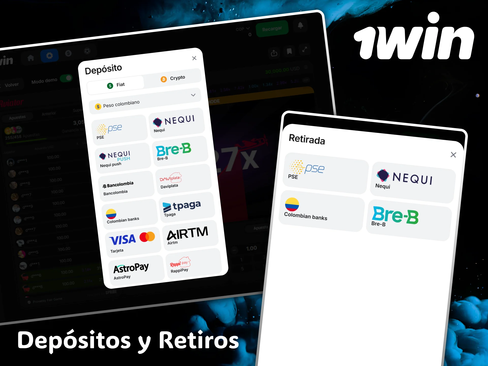 The 1win casino guarantees extremely fast deposits and withdrawals so you can play Poker without interruptions.