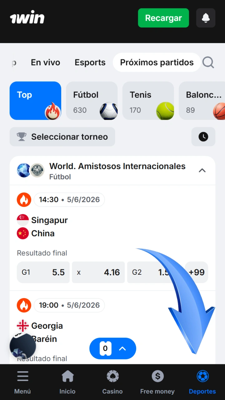 Explore the vast catalog of sporting events available at the great 1win platform.