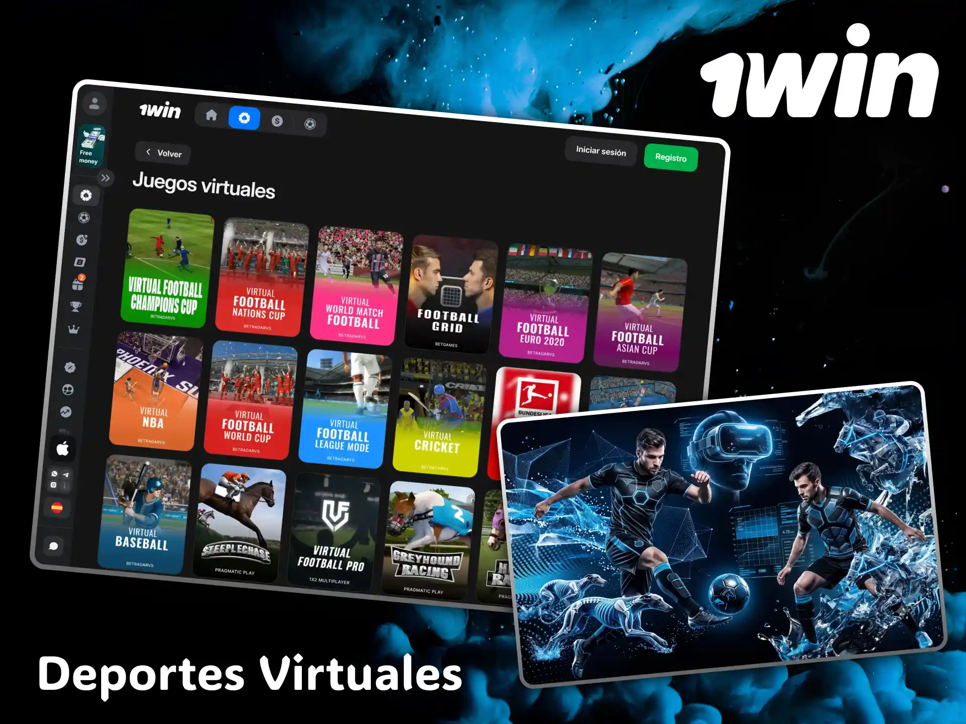 The innovative bookmaker 1win offers a wide variety of exciting virtual sports.