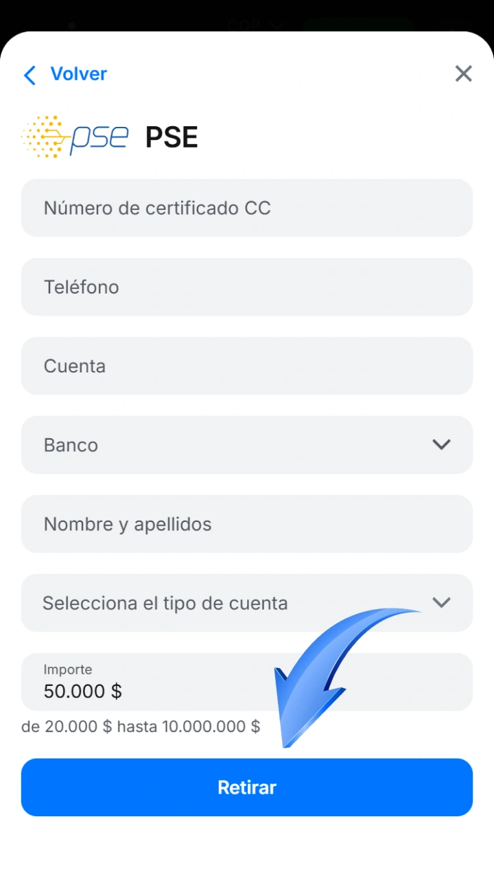 Confirm your request by pressing the final button to receive your earnings from 1win.