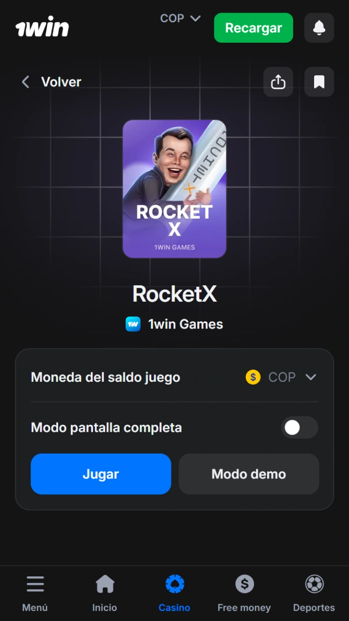 Start the exciting Rocket X game at 1win casino and win prizes with takeoff.