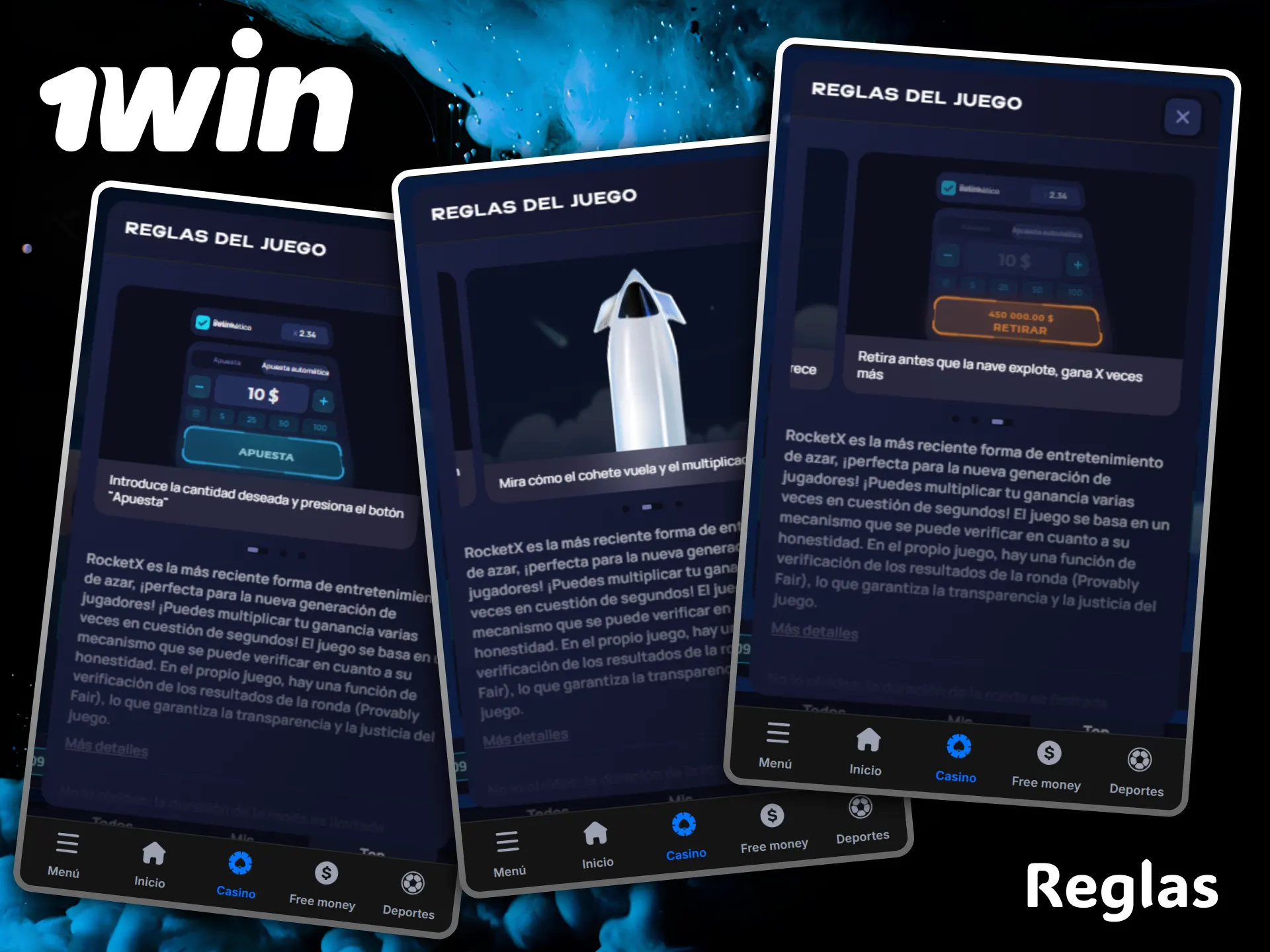Learn the simple rules of Rocket X to win safely at 1win casino.