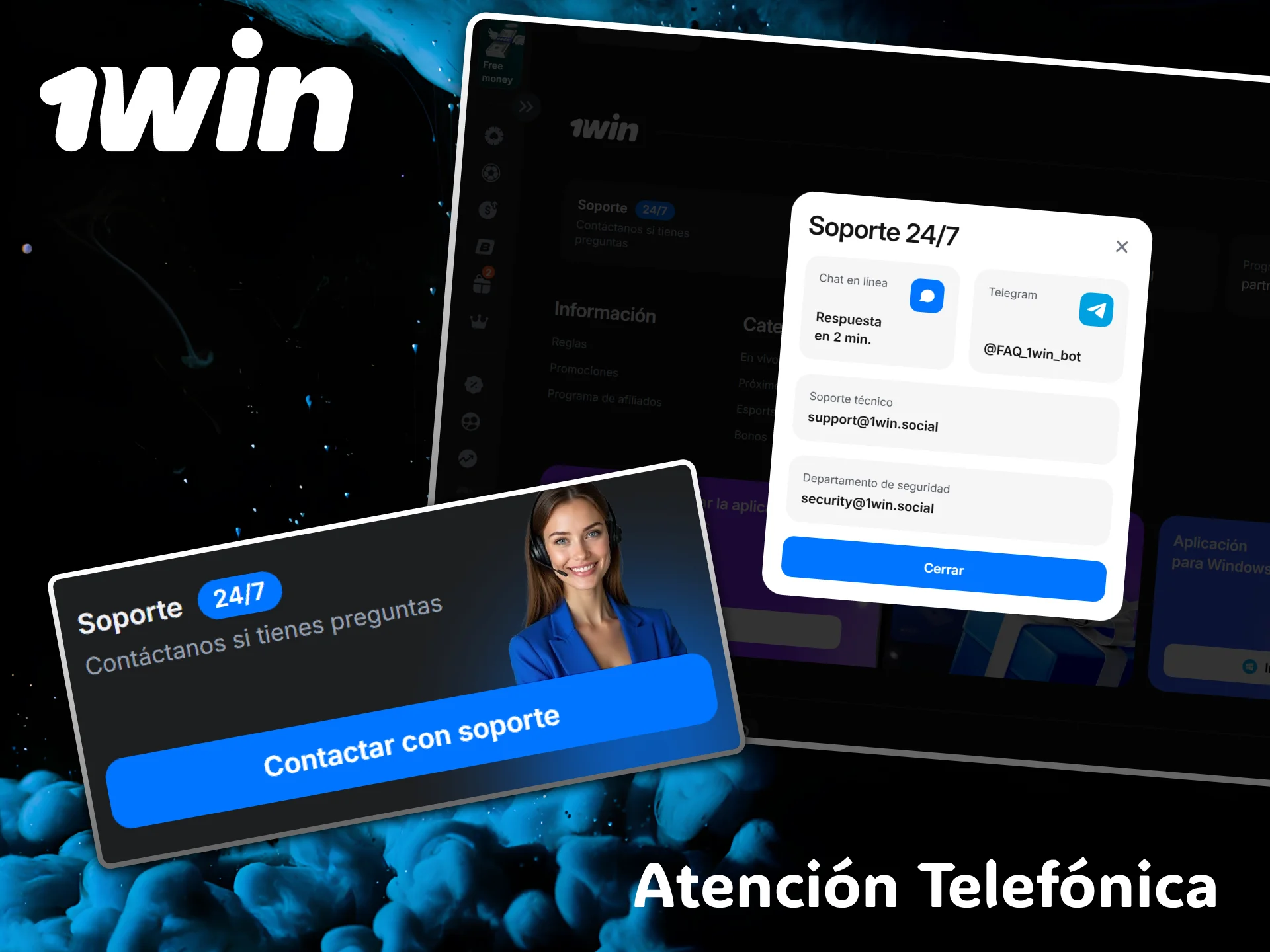 Contact the advisors directly through the 1win telephone support line.