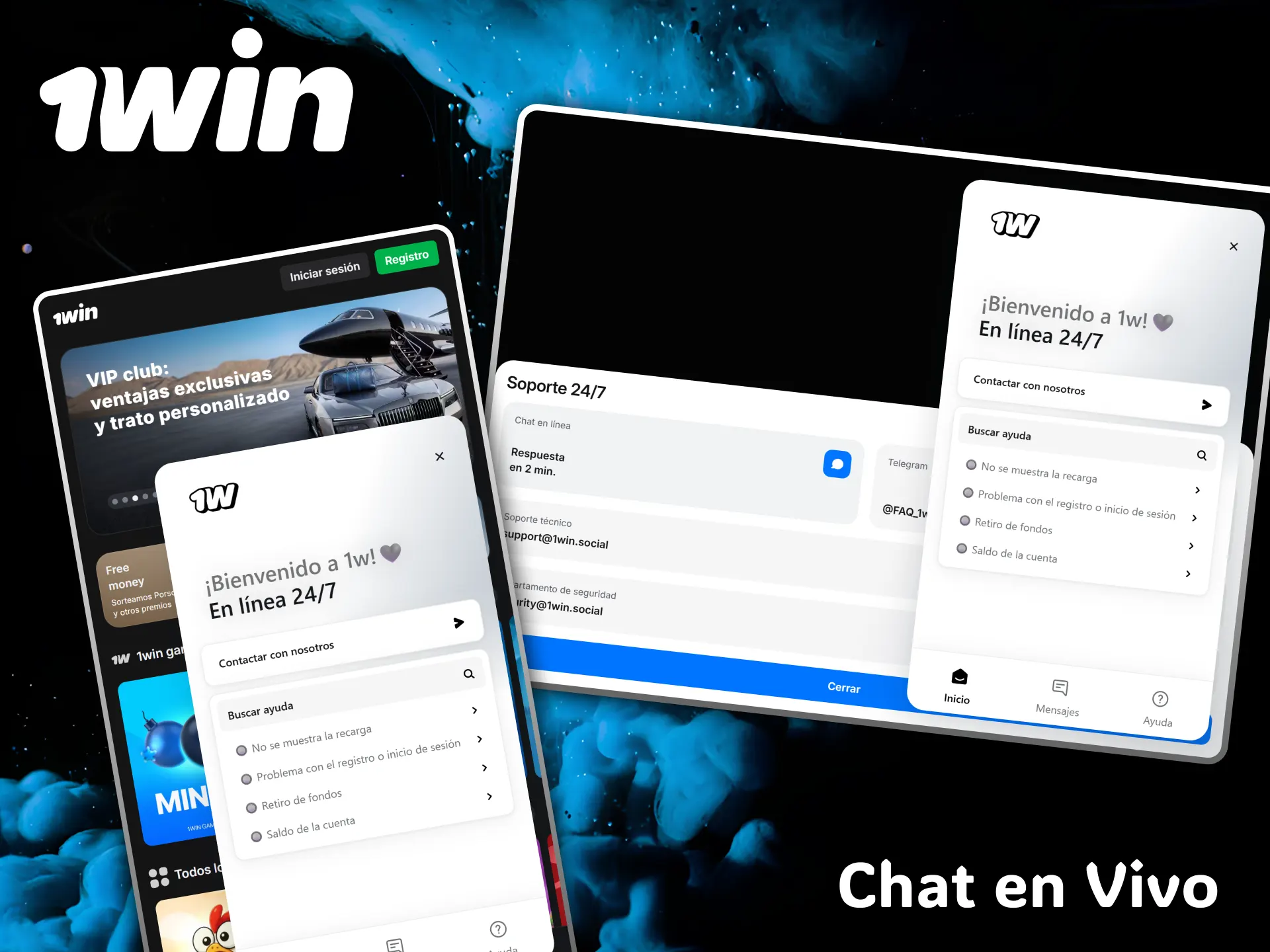 Get immediate answers by activating 1win's convenient interactive live chat.