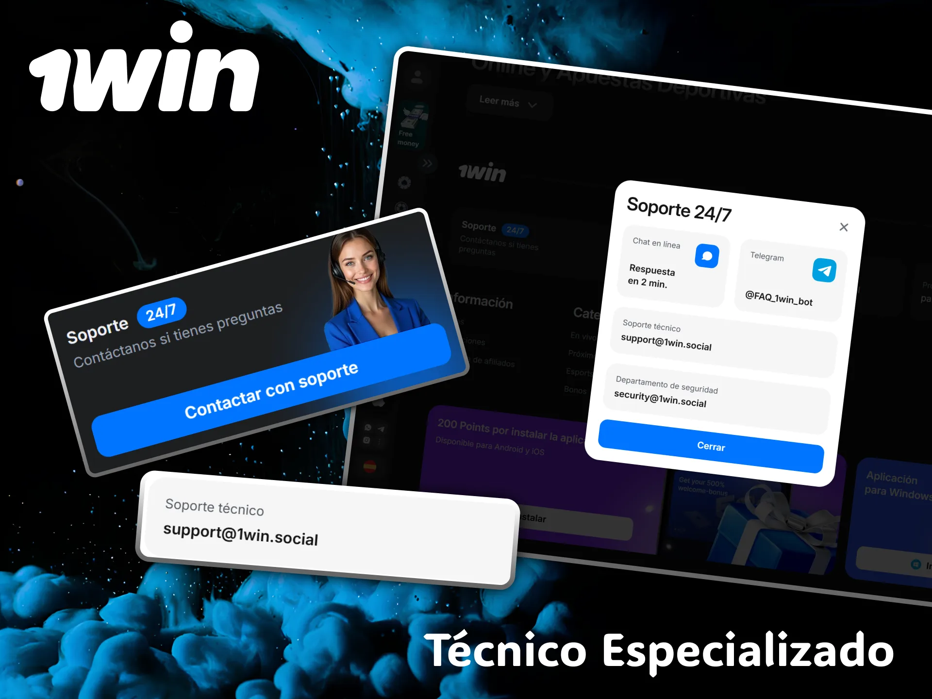 Resolve any technical issues quickly thanks to 1win's specialized team.
