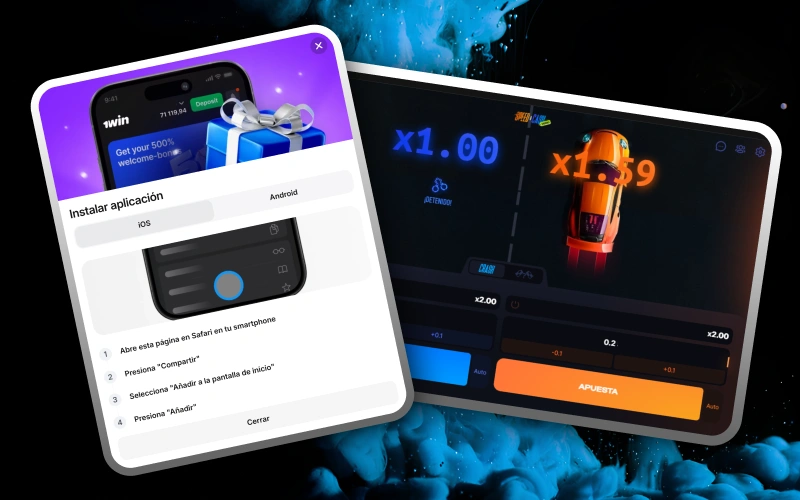 Play Speed-n-Cash from any mobile device thanks to 1win's convenient access.