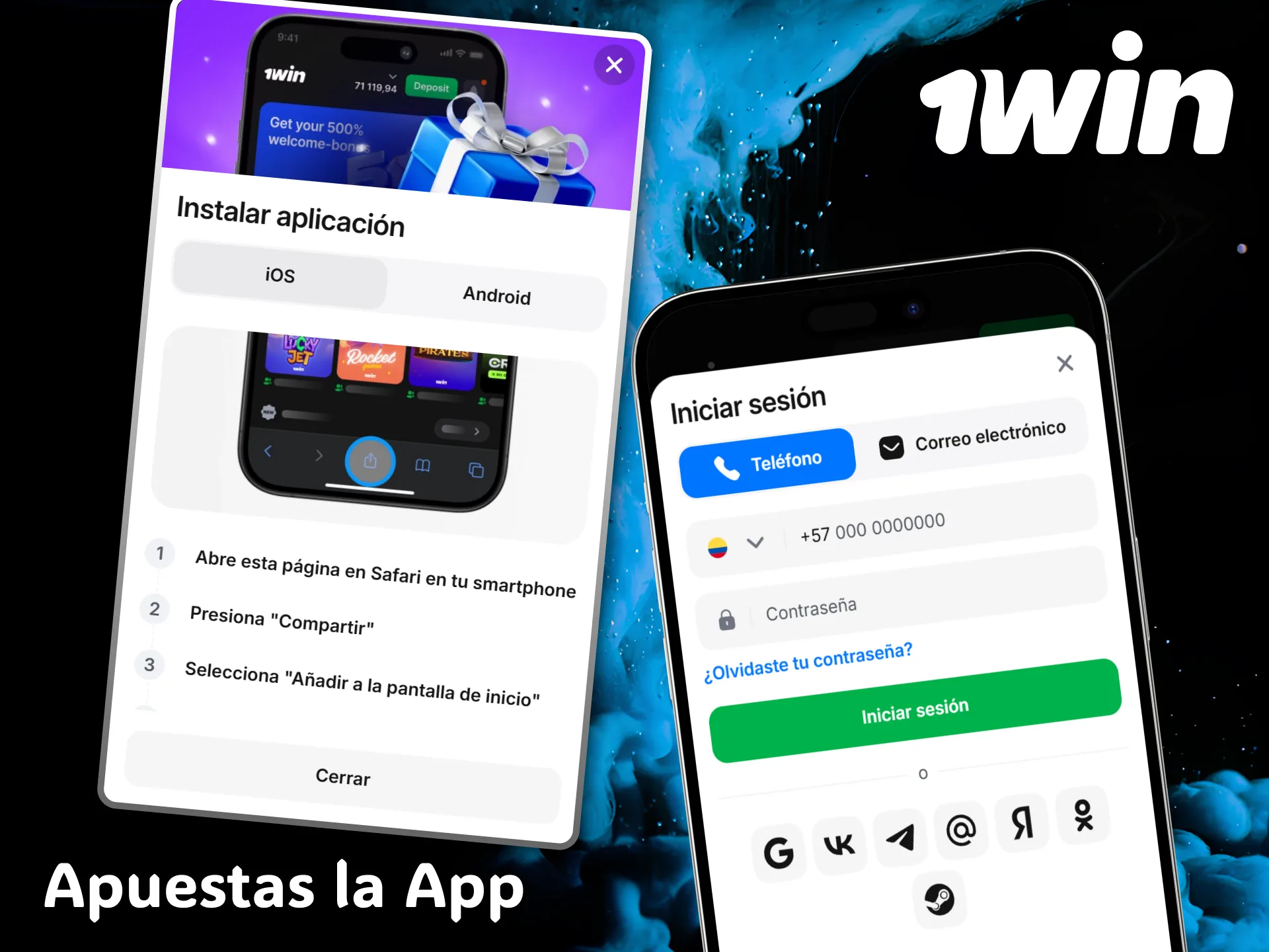 Install the official 1win app and follow live StarCraft matches.