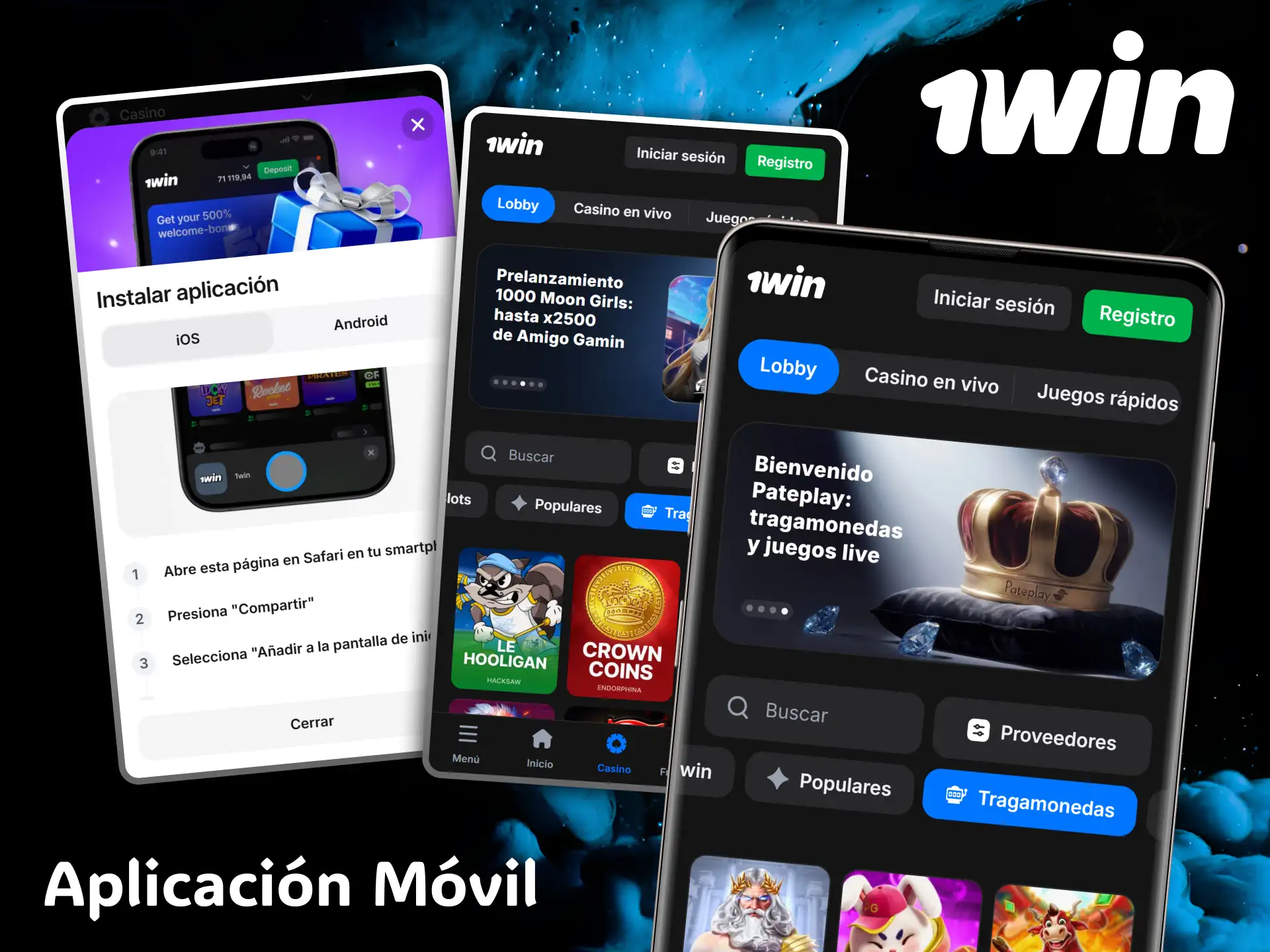 Install the excellent 1win mobile app to enjoy the best slots.