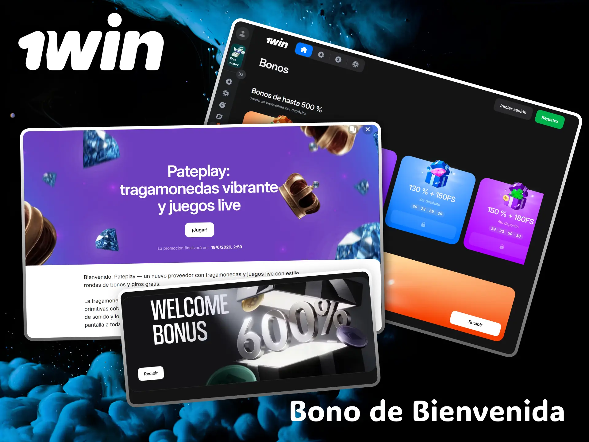 The 1win casino welcomes you with a magnificent welcome bonus to play slots.