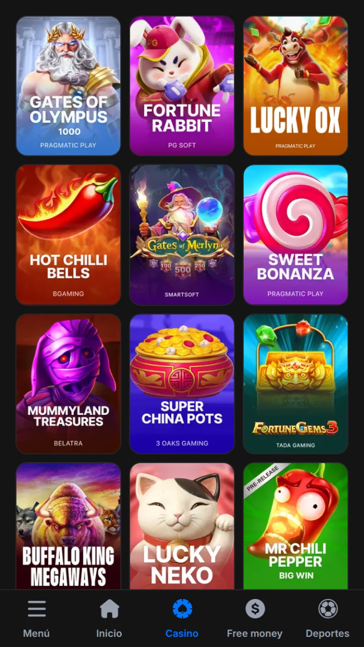 Select your favorite game from hundreds of spectacular options within the 1win casino.